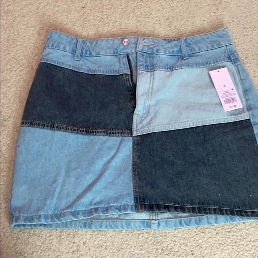 Colorblock Skirt